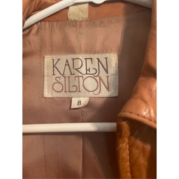 Karen Stilton Vintage Leather Jacket *see notes for sizing info* - Picture 5 of 11